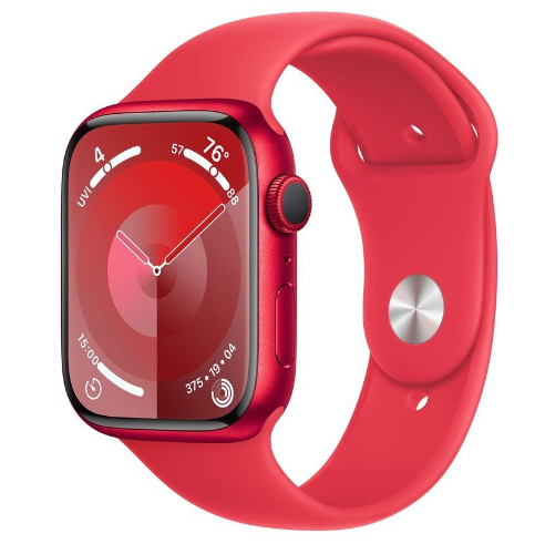 Apple Watch Series 9 GPS + Cellular 41mm PRODUCT RED Alu. Case w. PRODUCT RED Sport Band - S/M (MRY63)