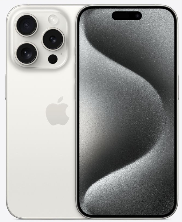 iPhone 15 Pro White Titanium 1 TB eSIM (MTU43)