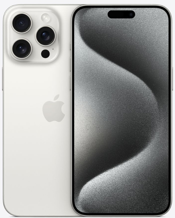 iPhone 15 Pro Max White Titanium 512 GB eSIM (MU6C3)