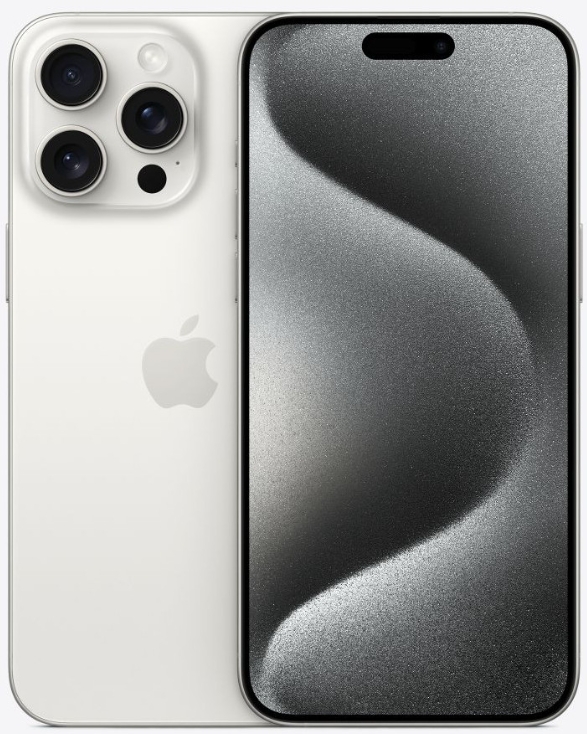iPhone 15 Pro Max White Titanium 512 GB (MU7D3)