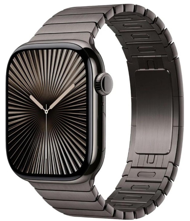 Apple Watch Series 10 GPS + Cellular 46mm Slate Titanium Case w. Slate Link Bracelet (MX173+MXMK3)