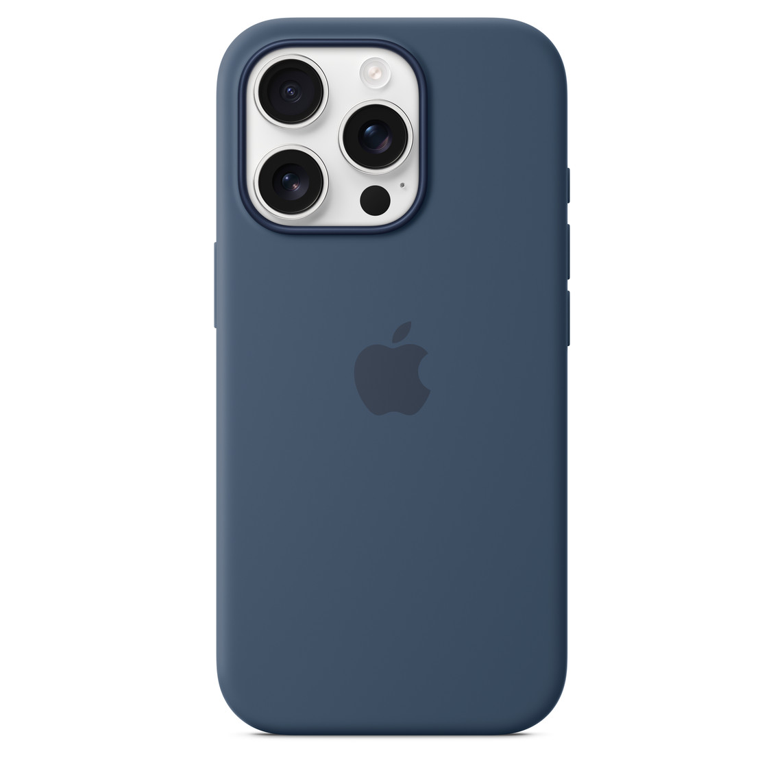 Чехол iPhone 16 Pro Apple Silicone Case with MagSafe (Denim)