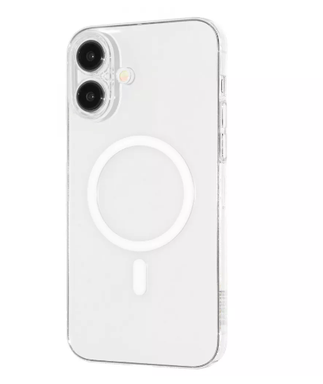 Чехол iPhone 16 Proove Crystal Case with Magnetic Ring (Transparent)