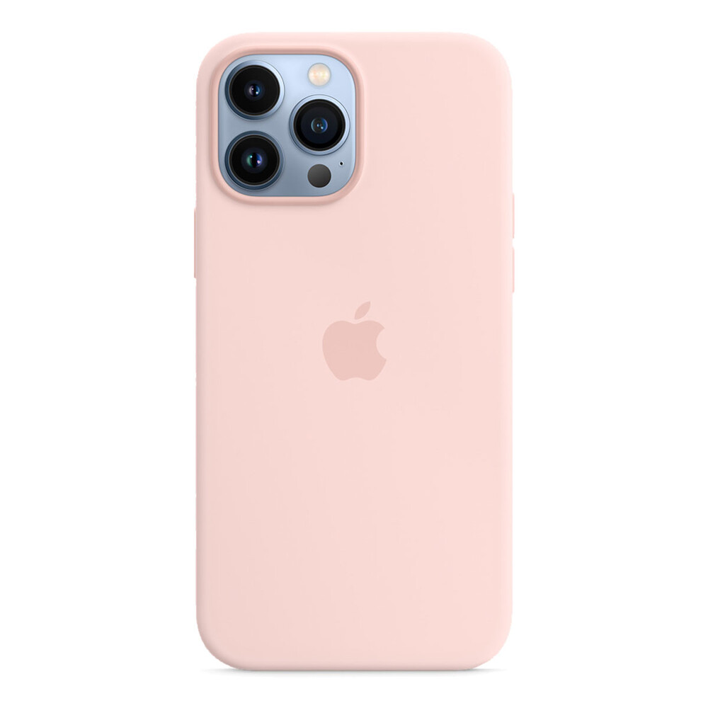Чехол для iPhone 13 Pro Max Apple Silicone Case with MagSafe (Chalk Pink)
