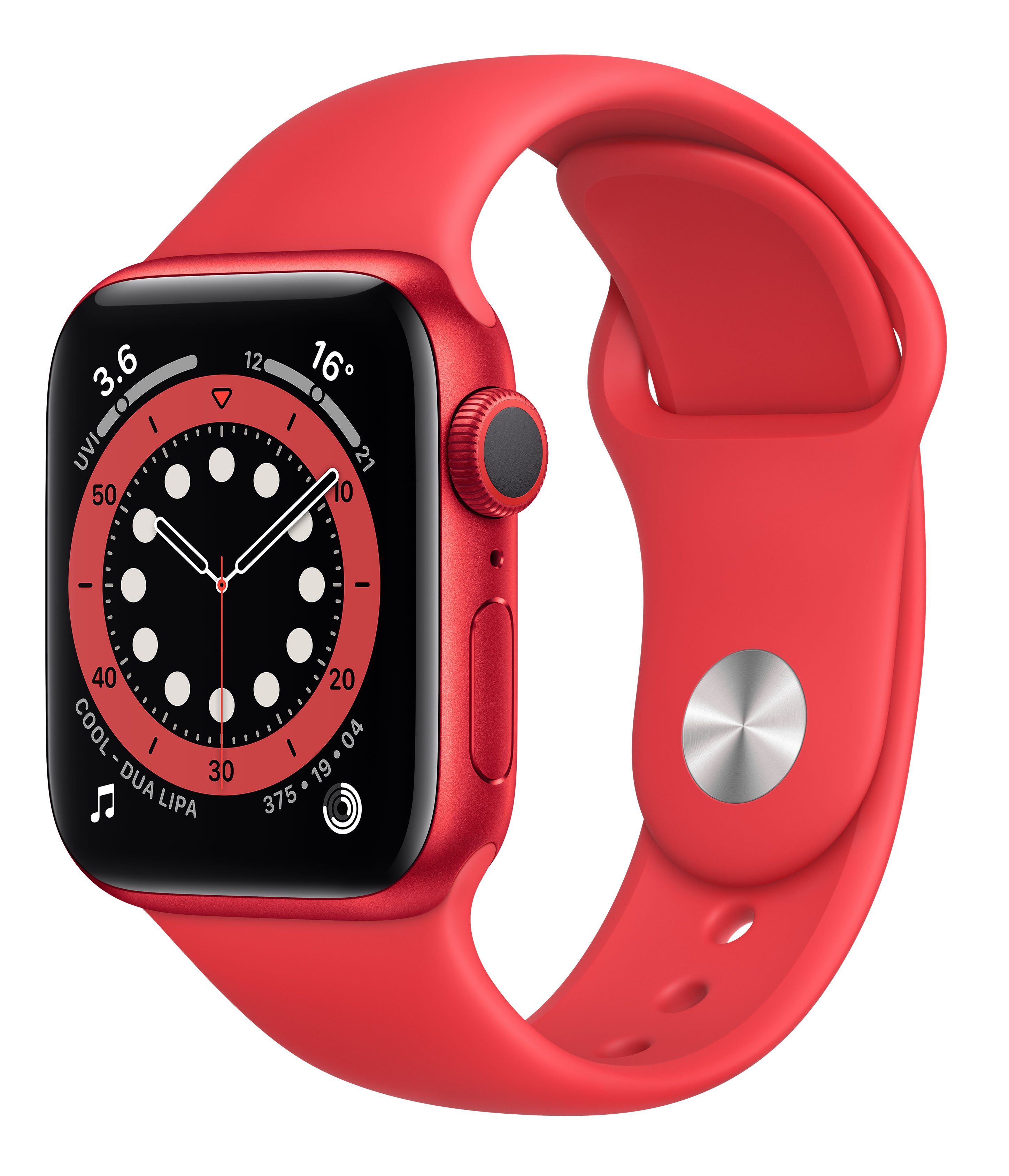 Apple Watch Series 6 GPS 40mm (PRODUCT)RED Aluminum Case w. (PRODUCT)RED Sport B. (M00A3UL/A) UACRF