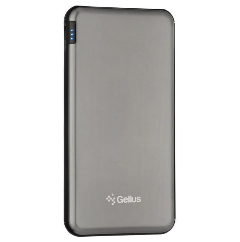 Дополнительная батарея Gelius Pro UltraThinSteel GP-PB10-210 10000mAh Silver (12 мес)