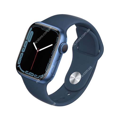Apple Watch Series 7 GPS 41mm Blue Aluminum Case With Blue Sport Band (MKN13)