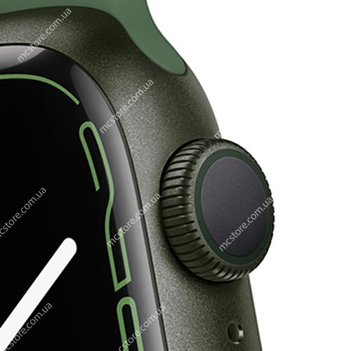 Apple Watch Series 7 GPS 45mm Green Aluminum Case With Green Sport Band (MKN73)