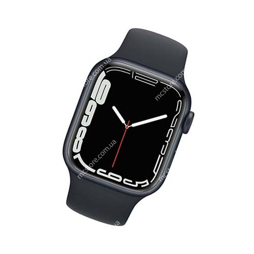 Apple Watch Series 7 GPS 45mm Midnight Aluminum Case With Midnight Sport Band (MKN53)