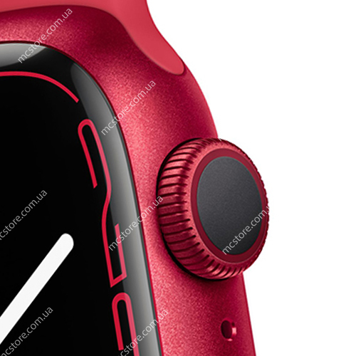 Apple Watch Series 7 GPS 45mm PRODUCT RED Aluminum Case With PRODUCT RED Sport (MKN93)