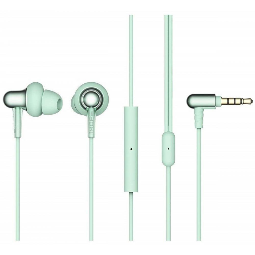 Наушники с микрофоном 1More Stylish Dual-dynamic Driver Mic Green (E1025-GREEN)