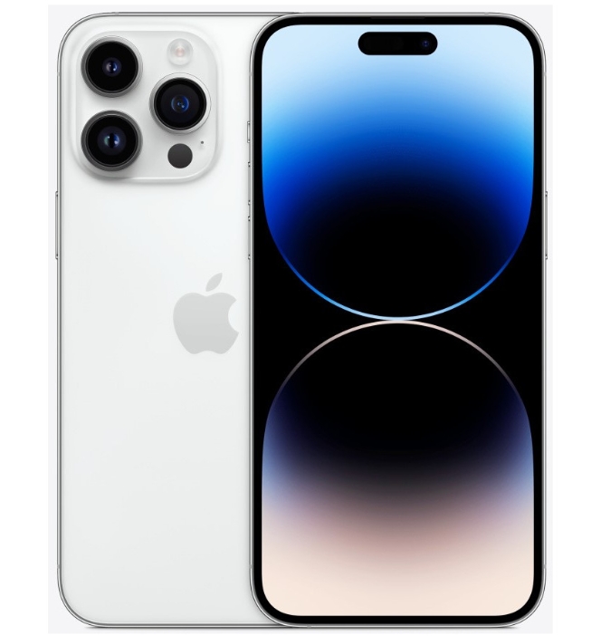 Apple iPhone 14 Pro Max 256GB (Silver) (MQ9V3)