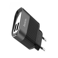 Сетевое зарядное устройство Hoco 2USB C40A 2,4A (black)