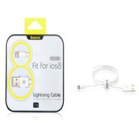 Кабель Apple Lightning BASEUS (USB 1m) (Белый)