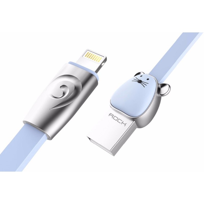 Кабель ROCK Rat Lightning (1m) (Blue)