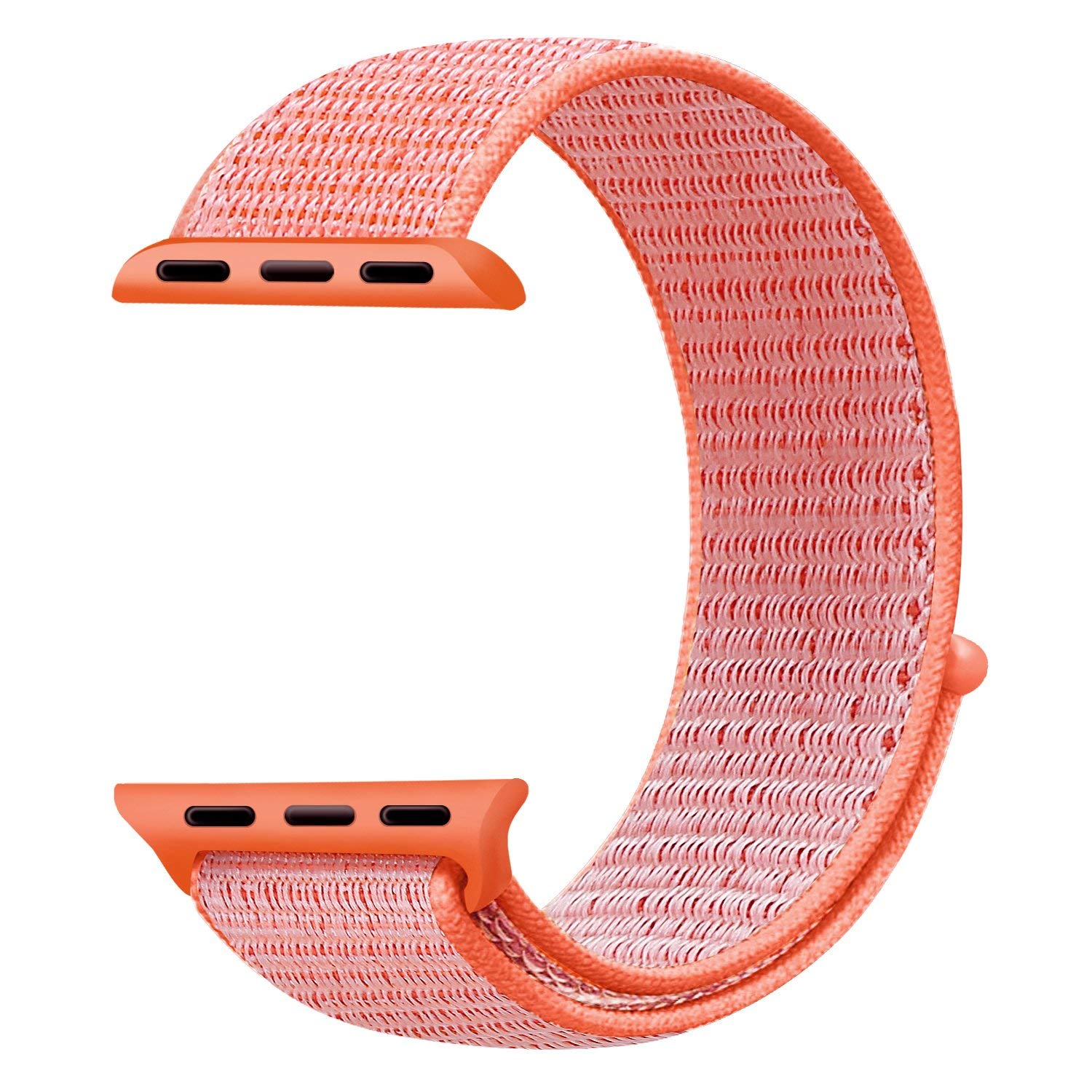 Ремешок для Apple Watch 42mm Nylon Sport Loop Band (Spicy Orange)