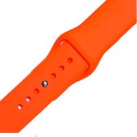 Ремешок-браслет для Apple Watch 38mm Silicone Band (Ярко-оранжевый)