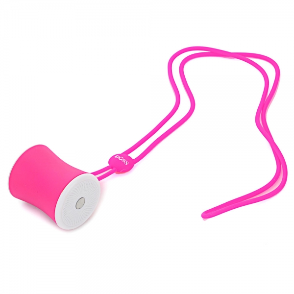 Акустика DOSS SMALL (Bluetooth) (Handsfree) (Рожевий)