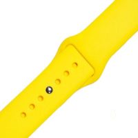 Ремешок-браслет для Apple Watch 38mm Silicone Band (yellow)