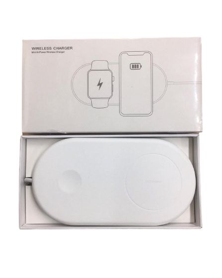Бездротова зарядка Dual Wireless Charger X12 /white/