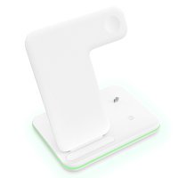 Беспроводное зарядное устройство Smart 3in1 Fast 15W (white)
