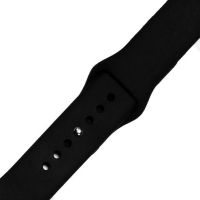Ремінець-браслет для Apple Watch 38mm Silicone Band (black)