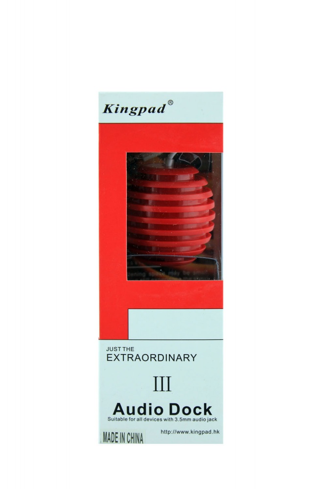 Акустика Kingpad Audio Dock III (червоний)