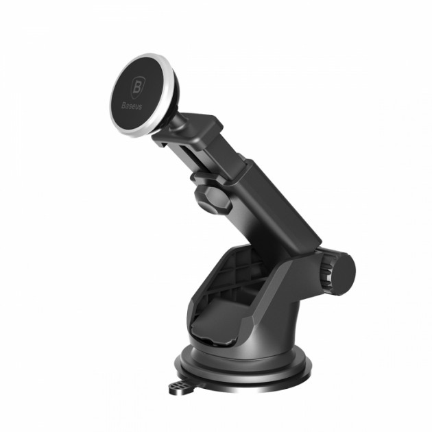 Авто Держатель BASEUS Solid Series Telescopic Magnetic (Серебристый) (Пластик)