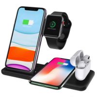 Беспроводное зарядное устройство Smart 4in1 Fast 15W (black)