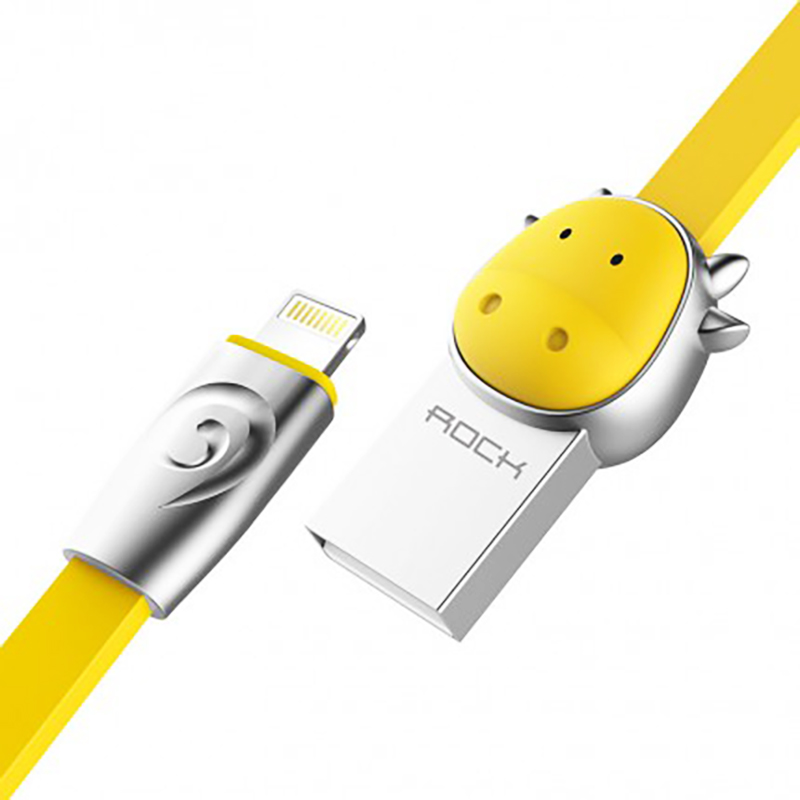 Кабель ROCK Ox Lightning (1m) (Yellow)