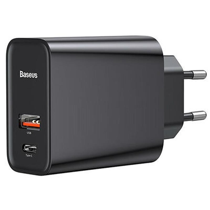 Сетевое зарядное устройство Baseus Speed PPS Quick Charger PDout/USB/30W/5A/QC/PD Black
