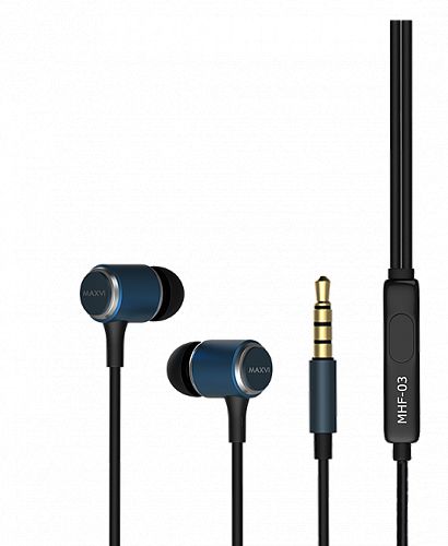 Наушники JLW Hands Free R03 (dark blue)