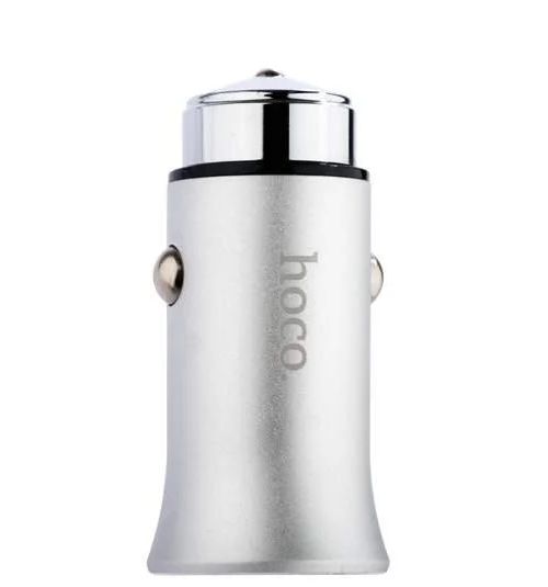 Автомобильное зарядное устройство Hoco Z8 Titan Car Charger (Silver)