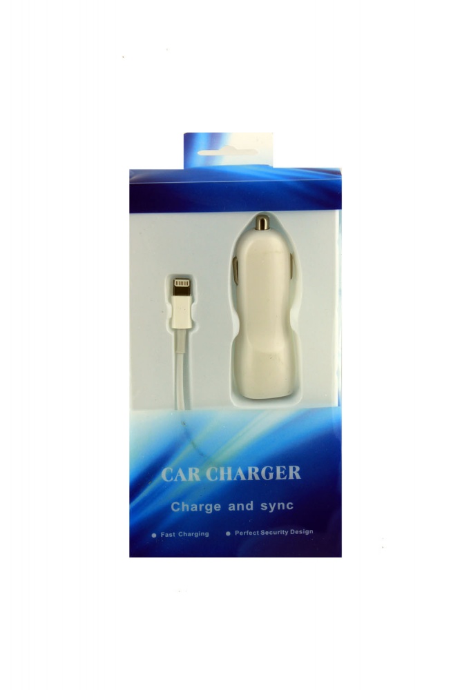 Автомобільний зарядний пристрій Lightning (AD-060) для iPad і iPhone