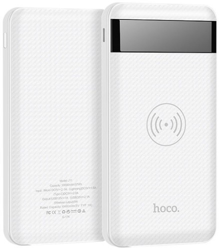 Портативний зарядний пристрій Hoco J11 + iQ (10000mAh) (White)