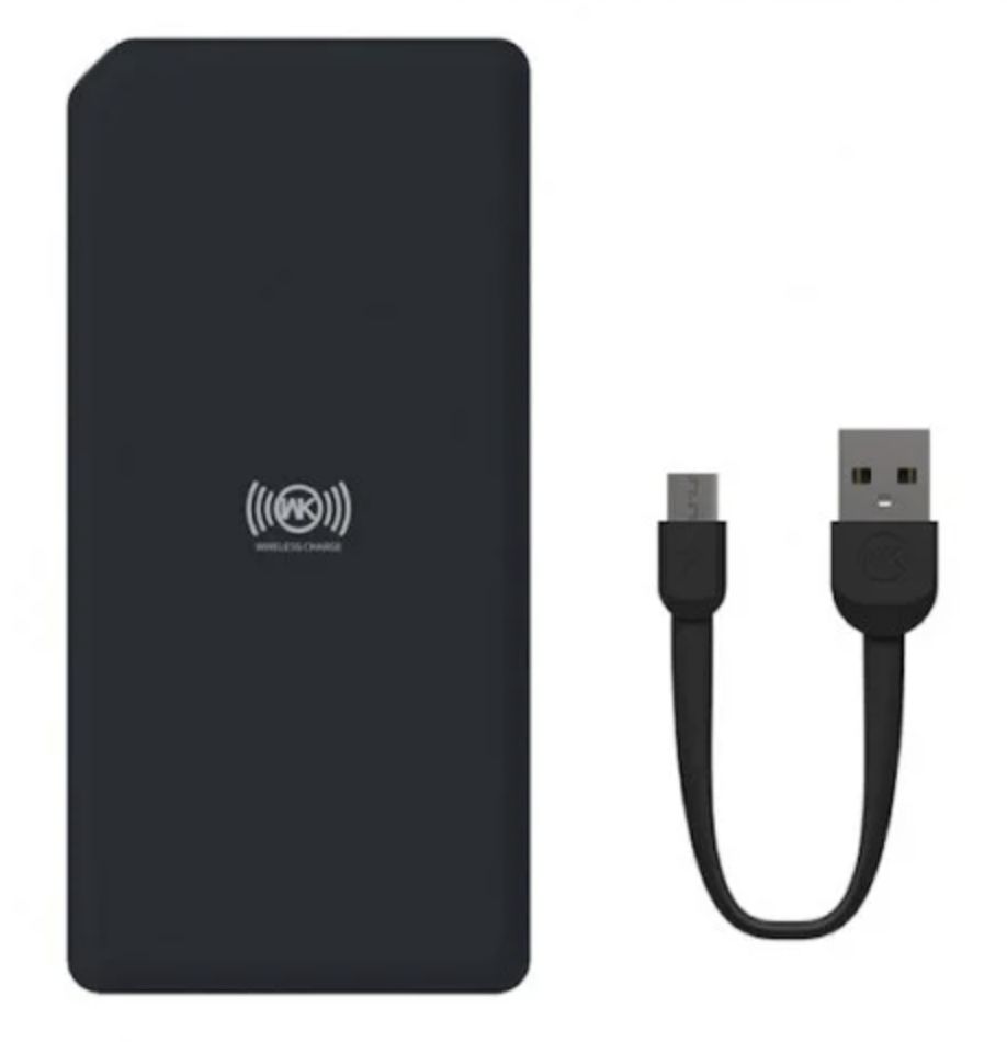 Портативное зарядное устройство WK Power Bank WP-043 10000mAh (gray)
