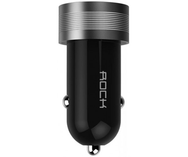 Автомобільний зарядний пристрій Rock Sitor (black)