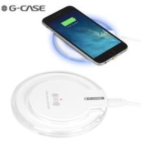 Беспроводное зарядное устройство G-Case Magic Glass Wireless Charger (White)
