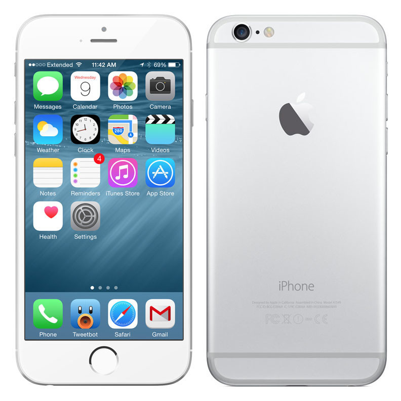 Apple iPhone 6 Plus 128GB (Silver) (Used)