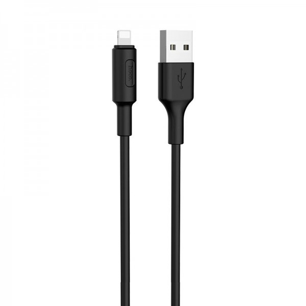 Кабель Lightning Hoco X25 Soarer 1m (Black)