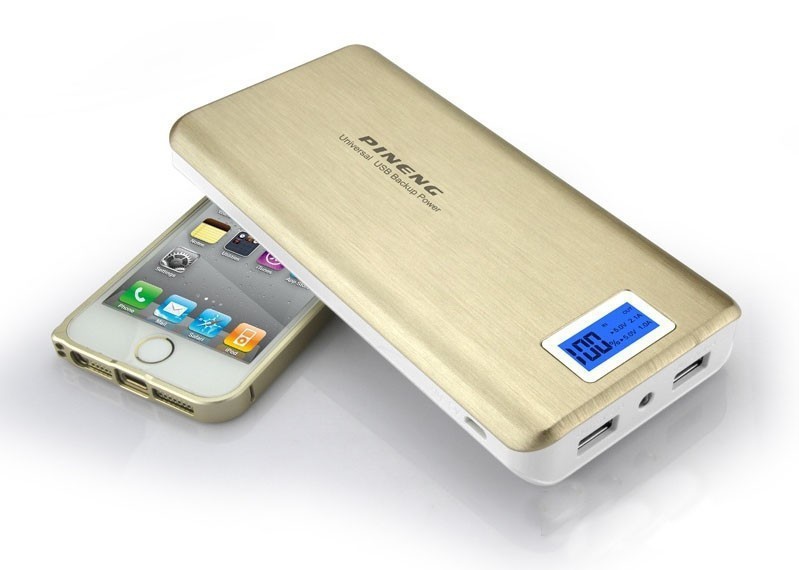 Портативное зарядное устройство PINENG POWER BANK (10000mAh) (Золотой)