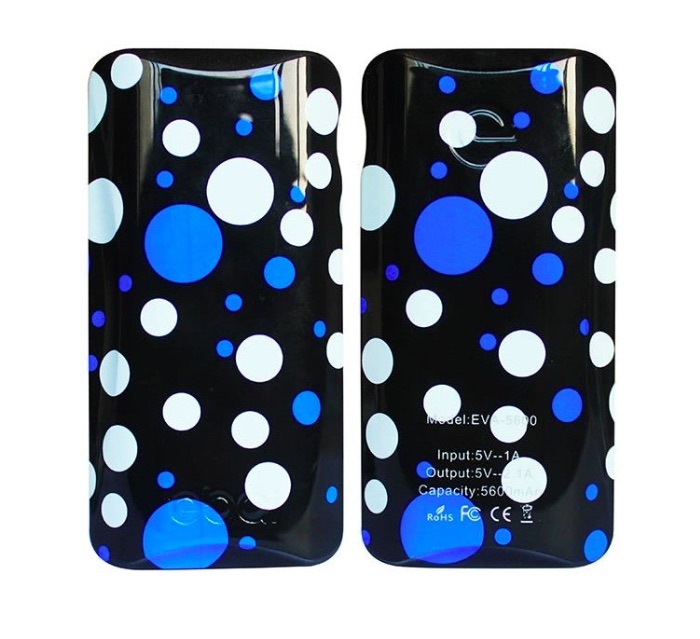 Портативное зарядное устройство Power Bank Ebai 5600mAh Синий