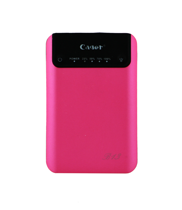 Портативное зарядное устройство CAGER SMART POWER BANK (7200mAh) (Розовый)