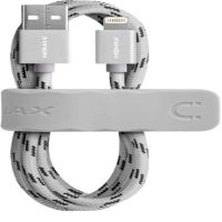 Кабель USB Lightnig Imax Nylong 1m (Серебристый)