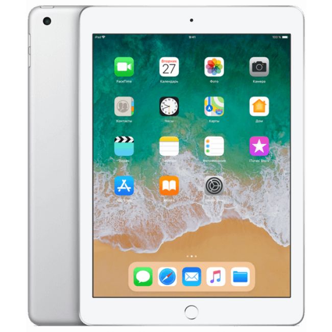 Apple iPad 2018 128GB Wi-Fi Silver (MR7K2)