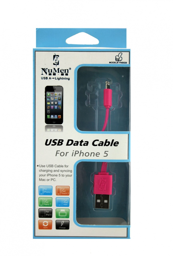 Кабель Apple Lightning NuMen (USB)