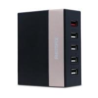 Сетевое зарядное устройство REMAX RU-U1 5 USB(Черный)