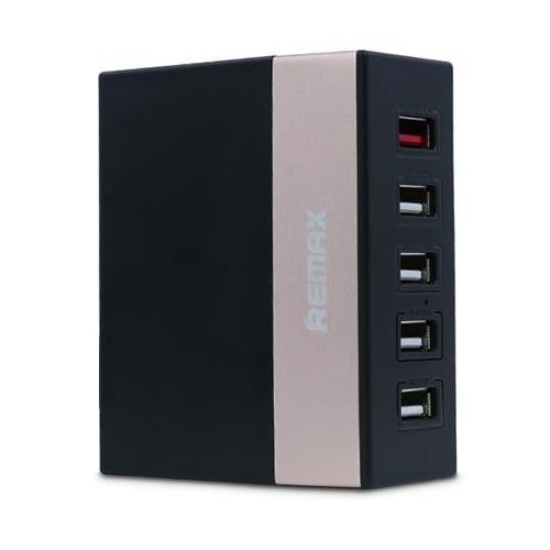 Сетевое зарядное устройство REMAX RU-U1 5 USB(Черный)
