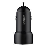 Автомобильное зарядное устройство Baseus Little Giant Metal Dual (black)
