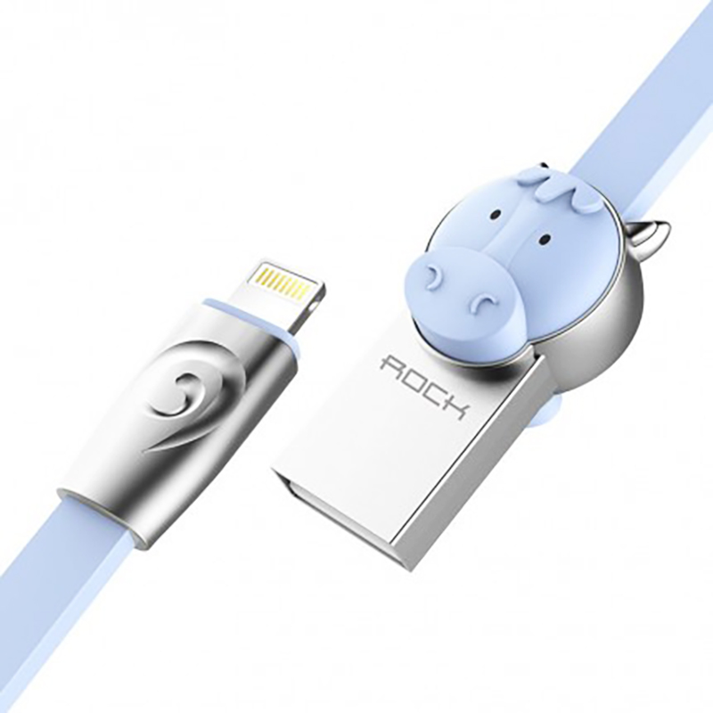 Кабель ROCK Horse Lightning (1m) (Blue)